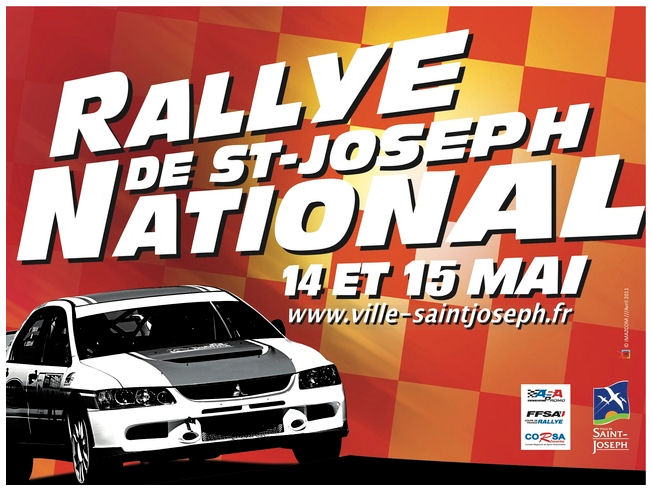 Affiche Rallye national de Saint Joseph